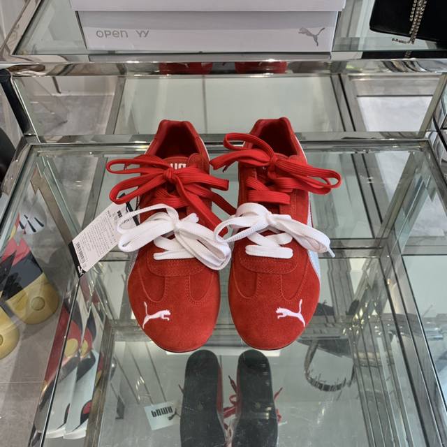 新配色 Open Yy X Puma 24Ss联名款运动鞋 新色来啦 红色我真的好推荐啊！！姐妹们今年复古风真的好火的 看到这pumaxopenyy米色这设计这